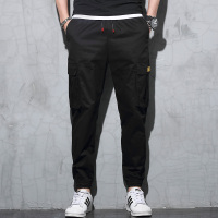 IKOPPOI男士休闲裤男工装九分裤宽松大码K9101