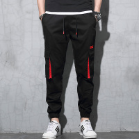 IKOPPOI男士休闲裤男工装九分裤宽松大码K9102