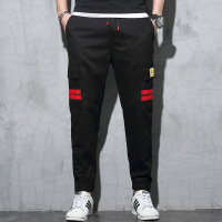 IKOPPOI男士休闲裤男工装九分裤宽松大码K9105