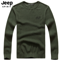 JEEP/吉普毛衣男2019秋冬新品毛衣男圆领时尚男装上衣中青年套头针织衫毛衣A245