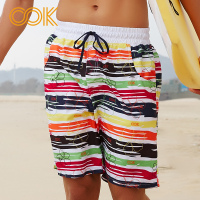 OOK休闲度假风时尚宽松男士五分沙滩裤游泳裤