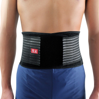 狂迷护腰透气弹力运动防护可拆卸护腰（黑色）