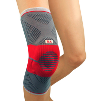 狂迷护膝透气弹力运动防护护膝（单只装）