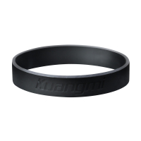 狂迷时尚运动手环黑色硅胶运动护腕