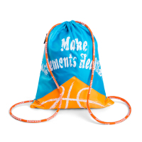 狂迷训练束口抽绳篮球包天蓝色儿童运动背包