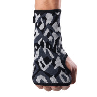 狂迷护掌半指健身手套护掌登山骑行自行车篮球举重运动护具护腕（单只装）