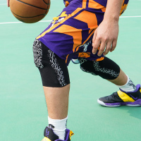 护膝护腿运动跑步篮球羽毛球健身防撞膝盖护具男女户外透气装备(单只装)