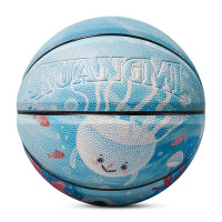 彩色主题街球气泡学生男女青少年儿童卡通花式5号室内外比赛篮球