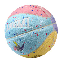 彩色主题街球气泡学生男女青少年儿童卡通花式5号室内外比赛篮球