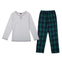 雪仙丽睡衣女春秋纯棉长袖长裤春天套装韩版可外穿家居服休闲宽松