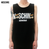 Moschino Underwear莫斯奇诺 无袖T恤棉小熊头字母logo背心