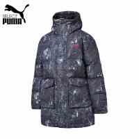 Puma/彪马x OUTLAW MOSCOW长款连帽羽绒 2018冬季新款羽绒服