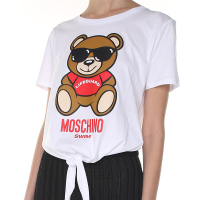 MOSCHINO LIFEGUARD系带小熊短袖T恤