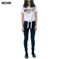 MOSCHINO 水果字母系带短袖T恤