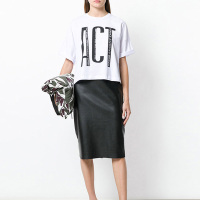 Versace/范思哲VJ女士字母清凉短袖T恤