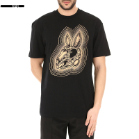 MCQ ALEXANDER MCQUEEN设计师品牌 男士套头暗黑兔子短袖T恤