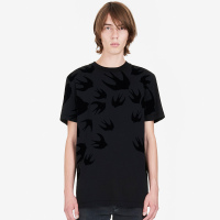 MCQ ALEXANDER MCQUEEN亚历山大麦昆 男士休闲圆领T恤燕子款短袖