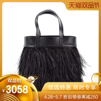 MCQ麦寇/亚历山大麦昆副线/欧美潮牌女士手提包鸵鸟毛潮流女包