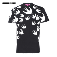 MCQ ALEXANDER MCQUEEN亚历山麦昆 男士燕子服休闲运动短袖T恤棉