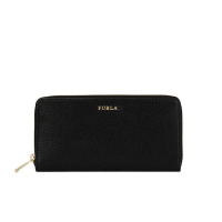 FURLA 芙拉 女士 牛皮革 黑ABYLON系列 XL号 拉链长款钱包钱夹 921792