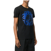 Versace/范思哲VJ LOGO男士印花纯棉清凉短袖T恤【官方验货】