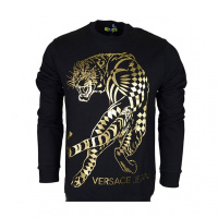 Versace/范思哲VJ LOGO男士老虎图案长袖卫衣【官可验】
