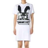 MCQ麦寇/亚历山大麦昆副线/欧美潮牌女装短袖裙子女士兔子连衣裙
