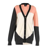 MCQ ALEXANDER MCQUEEN设计师品牌 女士长袖V领 短外套针织开衫