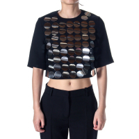 MCQ ALEXANDER MCQUEENMCQ麦寇 麦昆副线 女士亮片短袖T恤