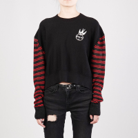 MCQ麦寇/亚历山大麦昆副线/欧美潮牌女士燕子swallow短款针织衫