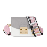 FURLA/芙拉19春夏款METROPOLIS BRAVA系列 迷你 拼色斜挎包单肩包