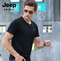 JEEP/吉普户外运动透气短袖男春夏速干超薄宽松跑步服健身上衣T恤