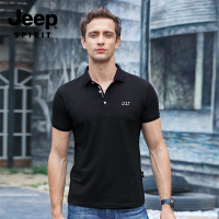JEEP/吉普polo衫纯色翻领短袖t恤春夏季吉普男装旗舰专卖男士保罗体恤