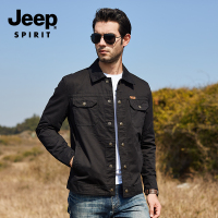 JEEP吉普夹克男士长袖外套外衣春季大码宽松户外休闲男装茄克