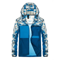 吉普夏季迷彩防晒衣夹克