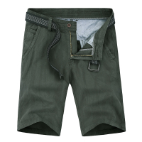 吉普盾纯棉短裤男士夏季韩版潮流运动宽松薄款七分沙滩五分裤休闲裤子