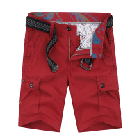 吉普盾工装短裤男士夏天五分军装夏季裤子纯色休闲纯棉宽松百搭5分中裤
