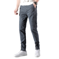 吉普盾春季男士休闲裤韩版潮流哈伦裤2019潮牌小脚工装裤学生帅气多袋裤子