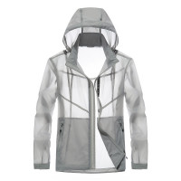 吉普盾2019夏季户外防晒衣男士防紫外线工地防晒服超薄透气运动风衣