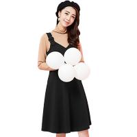 拉夏贝尔puella春季女装背带裙女宽松无袖连衣裙女短裙子20009017