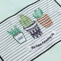 【福利款】拉夏贝尔Candie's时尚百搭仙人掌印花圆领短袖短款T恤女30062201