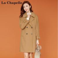 拉夏贝尔candie’s秋冬新款百搭气质宽松显瘦毛呢外套女30074261