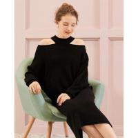 冬季新款女式针织套装裙赫本风女神范毛衣配长裙子气质百搭两件套60007431