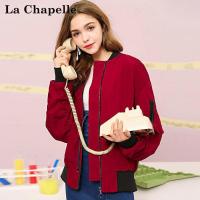 上新拉夏贝尔Puella冬季韩版显瘦刺绣bf工装夹克廓形棒球服女20011709