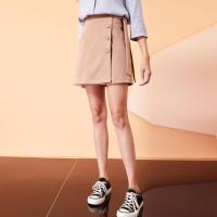 【热卖】7M半身裙女中长款a字裙秋季百褶裙不规则高腰裙子短裙70011392