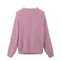 【降价清仓】7M装韩版宽松蝙蝠袖毛衣套头打底半高领百搭针织衫70009268