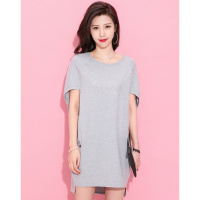 【福利款】拉夏贝尔宽松短袖连衣裙