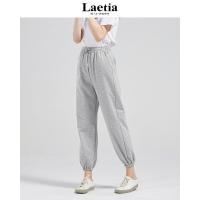 拉夏贝尔Laetia 哈伦裤2020秋冬新款韩版学院百搭显瘦高腰休闲长裤903610092