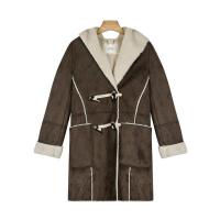 拉夏贝尔La Babite专柜同款拉·贝缇保暖大衣女季新款韩版学生宽松原宿