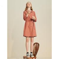 拉夏贝尔La Babite拉贝缇小个子衬衣裙女装新款法式复古气质衬衫连衣裙子